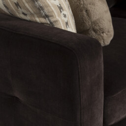 Bosham Large Chaise Corner Sofa Rhf-Witton Bournville, Brown Fabric - Barker & Stonehouse - thumbnail 3