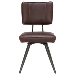 Sawyer Swivel Dining Chair, Brown - Barker & Stonehouse - thumbnail 4
