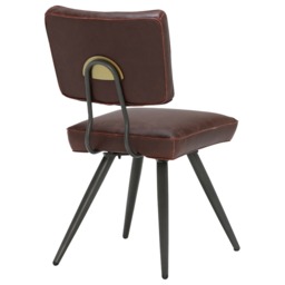 Sawyer Swivel Dining Chair, Brown - Barker & Stonehouse - thumbnail 5