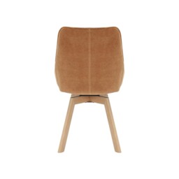 Beckton Dining Chair With 360 Swivel Fabric - Barker & Stonehouse - thumbnail 4