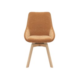 Beckton Dining Chair With 360 Swivel Fabric - Barker & Stonehouse - thumbnail 2