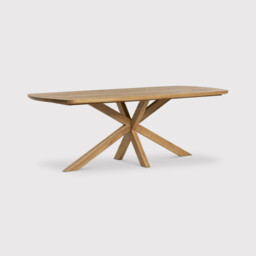 Bergen Dining Table 240X100X77Cm, Neutral Wood - 240cm - Barker & Stonehouse