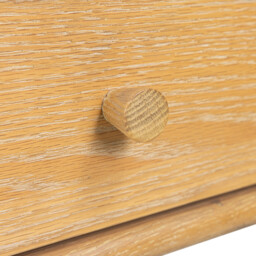 Valla 1 Drawer Bedside Table Oak - Barker & Stonehouse - thumbnail 6