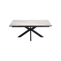 Obrix Extension Table 180/260X90X76Cm, White Ceramic - Barker & Stonehouse - thumbnail 2