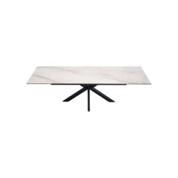 Obrix Extension Table 180/260X90X76Cm, White Ceramic - Barker & Stonehouse - thumbnail 4