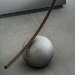 Bontempi Circle Floor Lamp, Round, Grey Metal - Barker & Stonehouse - thumbnail 2