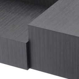 Eichholtz Nerone Coffee Table Charcoal Grey Oak Veneer, Black Wood - Barker & Stonehouse - thumbnail 5