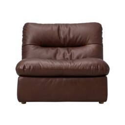 Timothy Oulton Lush Sectional 1 Seater Modular Sofa, Brown Leather - Barker & Stonehouse - thumbnail 3