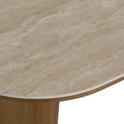 Sumida Extension Dining Table 199/239X90X76, Brown Ceramic - Barker & Stonehouse - thumbnail 3