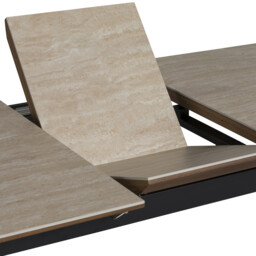 Sumida Extension Dining Table 199/239X90X76, Brown Ceramic - Barker & Stonehouse - thumbnail 4