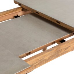 Burlington 160-210cm Faux Stone Dining Table, Grey Wood - Barker & Stonehouse - thumbnail 5