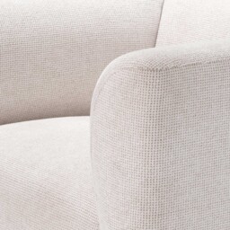 Eichholtz Corso Armchair, White Fabric - Barker & Stonehouse - thumbnail 5