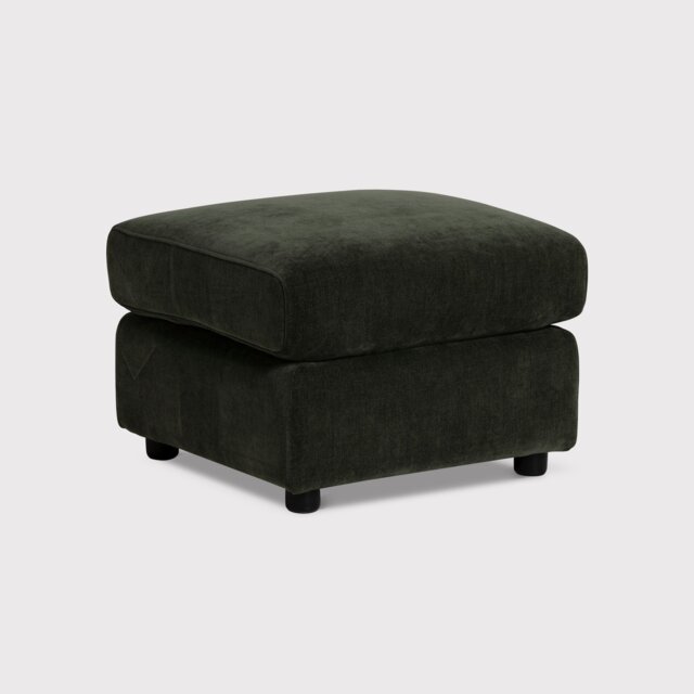 Montgomery Footstool, Green Fabric - Barker & Stonehouse - image 1