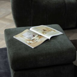Montgomery Footstool, Green Fabric - Barker & Stonehouse - thumbnail 5