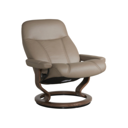 Stressless Consul Large Recliner Chair & Stool, Brown Leather - Barker & Stonehouse - thumbnail 3