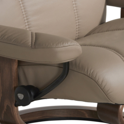 Stressless Consul Large Recliner Chair & Stool, Brown Leather - Barker & Stonehouse - thumbnail 4