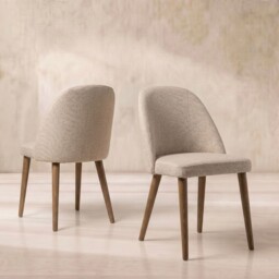 Rogan Dining Chair, Neutral Boucle - Barker & Stonehouse - thumbnail 1