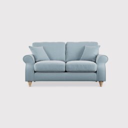 Hattie 2 Seater Sofa, Blue Fabric - Barker & Stonehouse