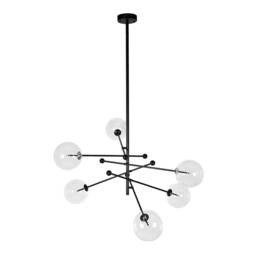 Glass Ball Black Pendant Light - Barker & Stonehouse