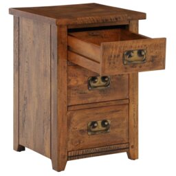New Frontier 3 Drawer Bedside Table, Mango Wood - Barker & Stonehouse - thumbnail 3