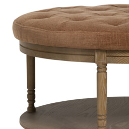 Downton Coffee Table, Round, Orange Wood - Barker & Stonehouse - thumbnail 3