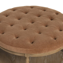 Downton Coffee Table, Round, Orange Wood - Barker & Stonehouse - thumbnail 4