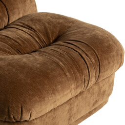 Nicolo 1 Seater Armchair, Brown Fabric - Barker & Stonehouse - thumbnail 6