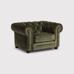 Everett Club Armchair, Green - Barker & Stonehouse