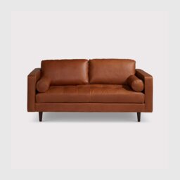 Hemingway Large 2 Seater Sofa, Brown Leather - Barker & Stonehouse