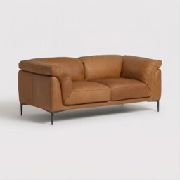 Epping 2 Seater Sofa 186X99X80Cm, Brown Leather - Barker & Stonehouse - thumbnail 4