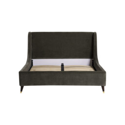 Raul Double Bed Frame, Green Velvet - Barker & Stonehouse - thumbnail 3