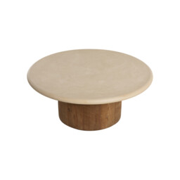 Old Java Panama Round Coffee Table 100X100X40Cm, Round, Brown Stone Effect - Barker & Stonehouse - thumbnail 5
