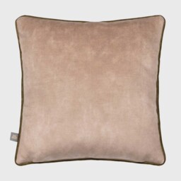 Two Tone Olive & Camel Cushion, Square, Green Polyester - Barker & Stonehouse - thumbnail 2