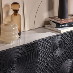 Halcyon Wide Sideboard 170x45x77.5 cm, Black Wood - Barker & Stonehouse - thumbnail 4