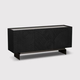 Halcyon Wide Sideboard 170x45x77.5 cm, Black Wood - Barker & Stonehouse - thumbnail 1