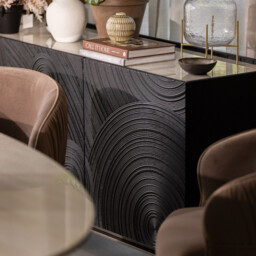Halcyon Wide Sideboard 170x45x77.5 cm, Black Wood - Barker & Stonehouse - thumbnail 5