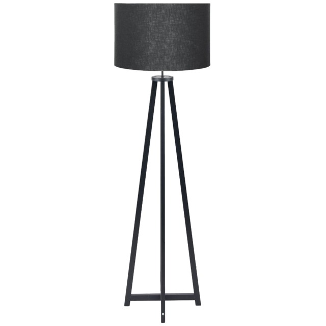 Black Tapered Floor Lamp Wood - Barker & Stonehouse - image 1