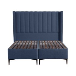 Tempur Suffolk King Slim Disc Adj Divan Bed, Blue Fabric - Barker & Stonehouse - thumbnail 4