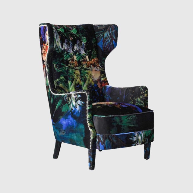 Timothy Oulton Manor Armchair, Black Fabric - Barker & Stonehouse - image 1