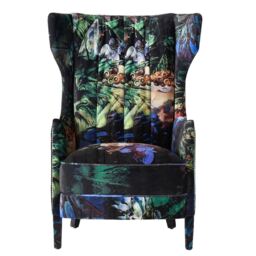 Timothy Oulton Manor Armchair, Black Fabric - Barker & Stonehouse - thumbnail 3