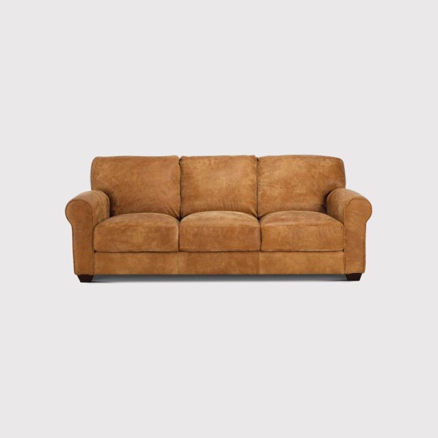 Houston 3 Seater Sofa, Brown Leather - Barker & Stonehouse - image 1