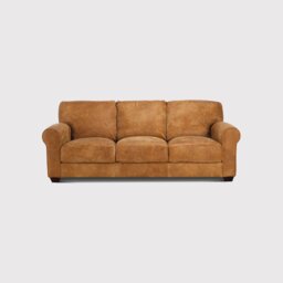 Houston 3 Seater Sofa, Brown Leather - Barker & Stonehouse - thumbnail 1