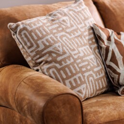 Houston 3 Seater Sofa, Brown Leather - Barker & Stonehouse - thumbnail 3