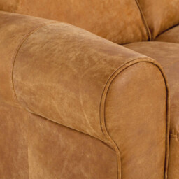 Houston 3 Seater Sofa, Brown Leather - Barker & Stonehouse - thumbnail 6