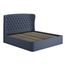 Tempur Holcot Ottoman 150X200Cm Bed, Blue Fabric - King - Barker & Stonehouse - thumbnail 4