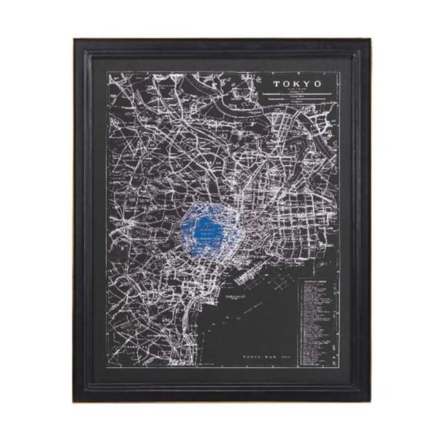 Timothy Oulton Savoy Maps Tokyo Art Wood - Barker & Stonehouse - image 1