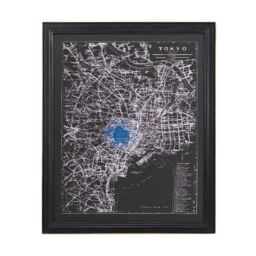 Timothy Oulton Savoy Maps Tokyo Art Wood - Barker & Stonehouse