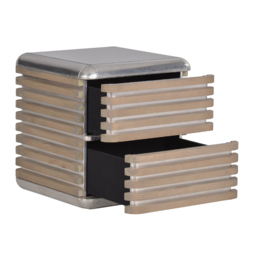 Timothy Oulton Castaway Side Table, Silver Metal - Barker & Stonehouse - thumbnail 4