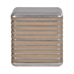 Timothy Oulton Castaway Side Table, Silver Metal - Barker & Stonehouse - thumbnail 3