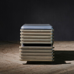 Timothy Oulton Castaway Side Table, Silver Metal - Barker & Stonehouse - thumbnail 2